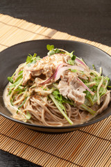 ぶっかけ冷しゃぶ蕎麦