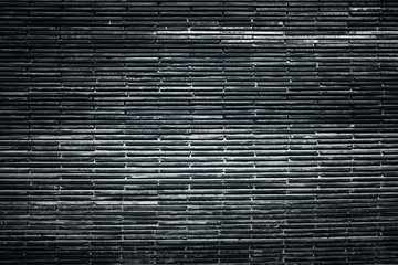 Old black brick wall texture background