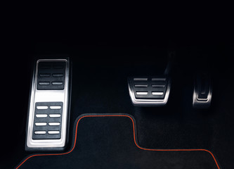 Brake and accelerator pedal of automatic transmission car