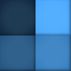 Obraz premium Blue color square box