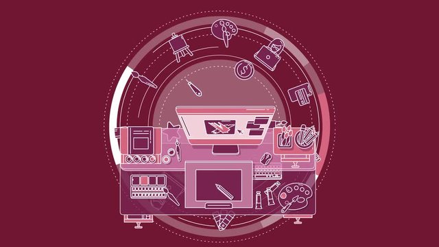 Animation illustrator to advertise your services