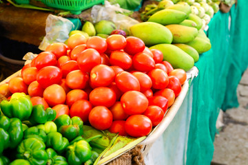indian vegetables market