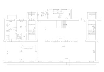 2d floor plan. Black&white floor plan. Floorplan