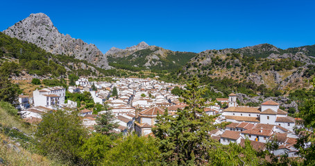Scenic sight in Grazalema, province of Cadiz, Andalusia, Spain.