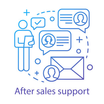 After Sales Support Concept Icon