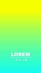Yellow social media story duotone template