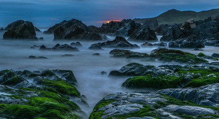 Fototapeta premium Sunset @ Coombsegate beach