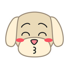 Maltese cute kawaii vector character