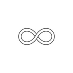 infinity friendship outline icon. Elements of friendship line icon. Signs, symbols and vectors can be used for web, logo, mobile app, UI, UX
