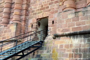Festungsmauer in Neuf-Brisach