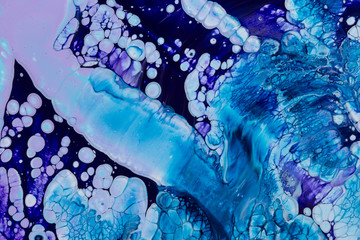 Abstract background of acrylic paint