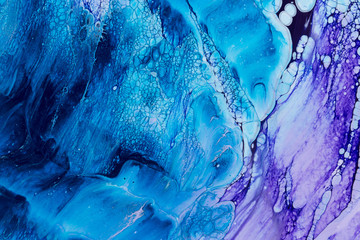 Abstract background of acrylic paint