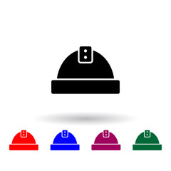 engineer's helmet multi color icon. Elements of engineering set. Simple icon for websites, web design, mobile app, info graphics