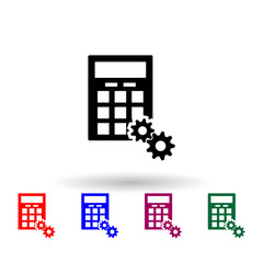 Fototapeta premium computational mechanism multi color icon. Elements of engineering set. Simple icon for websites, web design, mobile app, info graphics