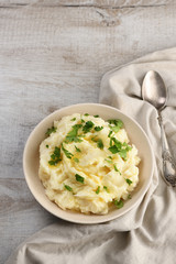 Mashed potatoes with butter