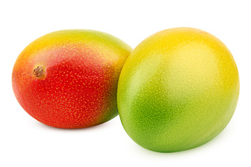 mango isolated on white background, clipping path, full depth of field