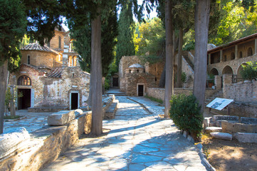 monastery of kaisariani in athens