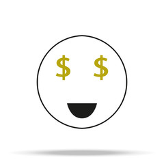Smiling Cartoon Face People Emotion Show Tongue Icon Vector Illustration