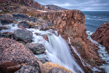 Teriberka, The North of Russia, northern waterfalls