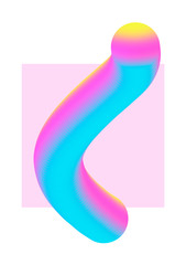 Abstract gradient shapes