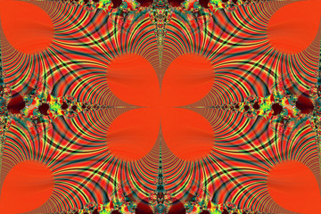 Seamless abstract pattern. Fractal pattern. Computer fractal graphics. Background. Surreal