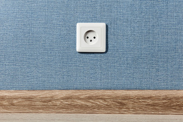 EU electrical outlet place in household circuit.