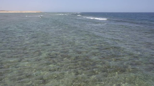 The coast of the Red Sea with beautiful water