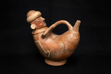 Pre-columbian anthropomorphic ceramic called 