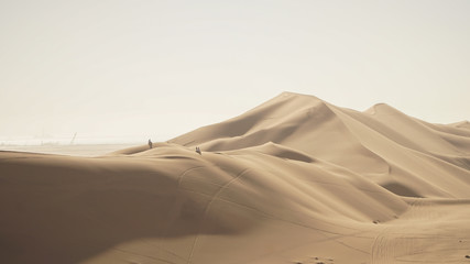 Dune 7 Sand Dune in the Namib Desert near Walvis Bay, Namibia.