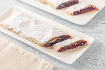 Cherry strudel