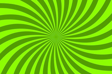 comic green background Cartoon Style. Sunlight. Vector Illustration.