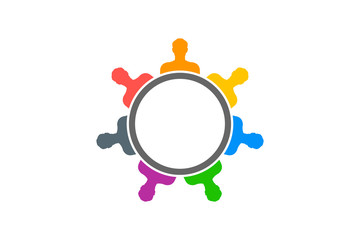 Creative People. Group of Seven Persons