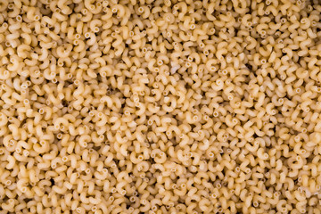 Spiral pasta in bulk.  Many pasta spiral