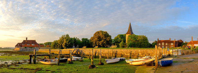 Summer sunset at Bosham Quay, West Sussex, UK