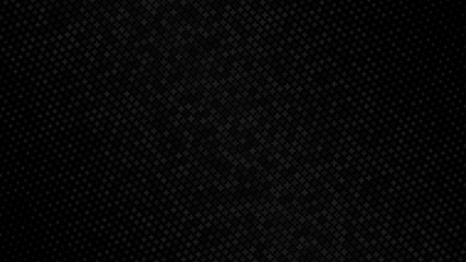 Abstract halftone gradient background of small stars, gray on black
