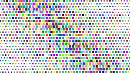 Obraz premium Abstract halftone gradient background of small squares, colored on white