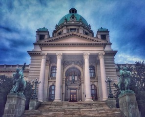 Fototapeta premium City view of Belgrade, Serbia