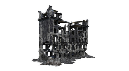 Naklejka premium Building ruins