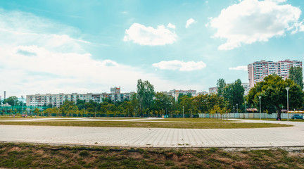 Vuzrajdane Park in Sofia Bulgaria
