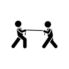 Children, play, rope, game icon. Element of children pictogram. Premium quality graphic design icon. Signs and symbols collection icon