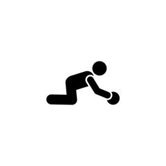 Fitness, training, gym, sport, man icon. Element of gym pictogram. Premium quality graphic design icon. Signs and symbols collection icon