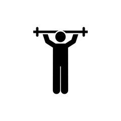 Fototapeta premium Exercise, gym, sports, training, weights icon. Element of gym pictogram. Premium quality graphic design icon. Signs and symbols collection icon