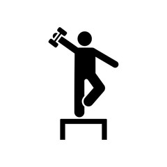 Weightlifting, gym, muscle, exercise, icon. Element of gym pictogram. Premium quality graphic design icon. Signs and symbols collection icon