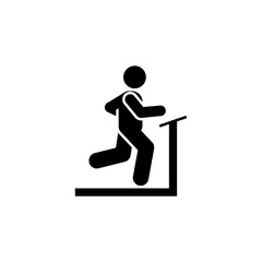 Running, man, sports, gym, exercise icon. Element of gym pictogram. Premium quality graphic design icon. Signs and symbols collection icon