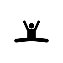 Exercise, man, gym, sport, fitness icon. Element of gym pictogram. Premium quality graphic design icon. Signs and symbols collection icon