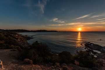 Obraz premium sunset on the beach