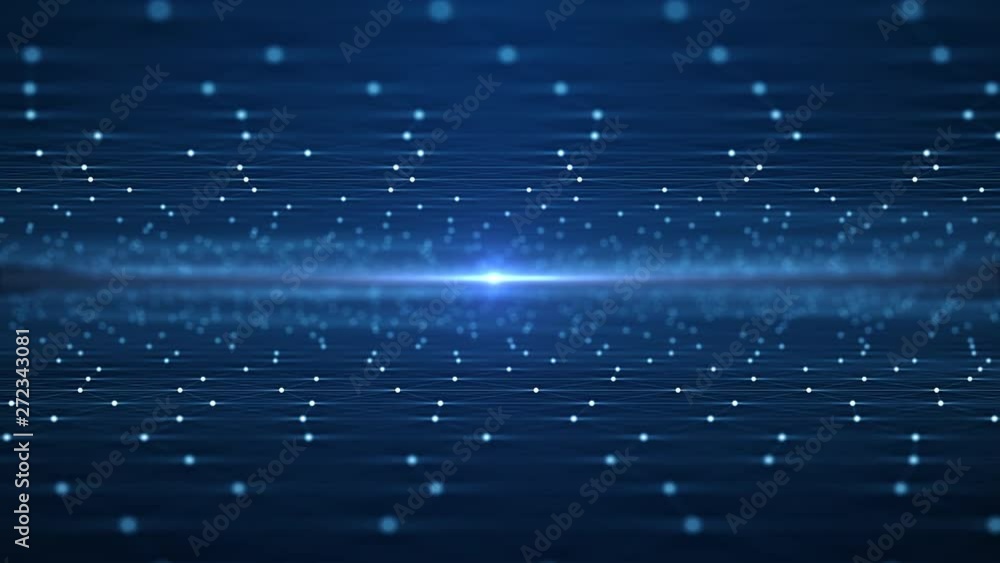 Poster futuristic abstract background concept. network conveying connectivity, complexity and data flood of