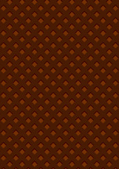 Chocolate Waffle background design template, vector illustration