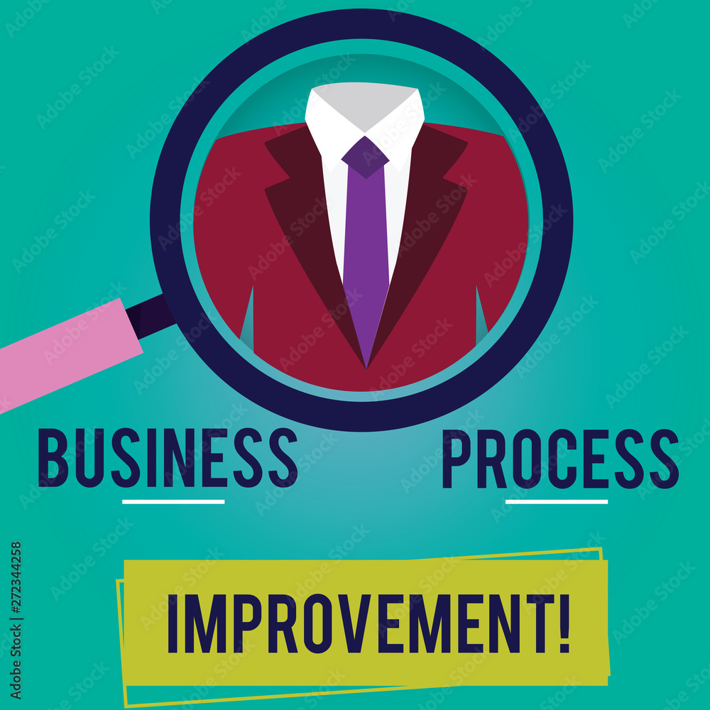 Poster conceptual hand writing showing business process improvement. business photo showcasing optimize pro