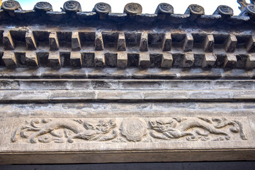 The Wangs Courtyard, Shanxi, China. The famous historical site is in Lingshi County, Jinzhong City,...